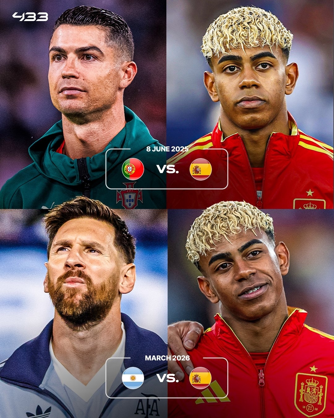 C罗梅西领衔！欧洲杯16强战火重燃